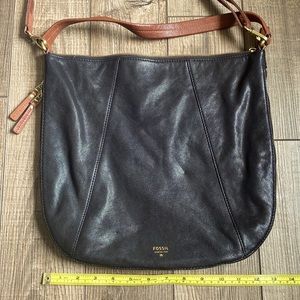 New fossil leather purse